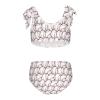Aflyko Girls' Swimwear Baseball Softball 2-Piece Bikini Set Summer Swimsuit Holiday Bathing Suit Hawaii Beachwear Pool Water Sport Tankini Set 4T view 2
