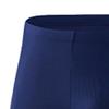 JEsilunmaMY Men's Ice Silk Seamless Pouch Underwear Plus Size Stretch Mid Waist Boxer Briefs Solid Color Performance Trunks (Blue30-5PC,Large) view 2