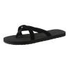 Black Sandals Women Flat, Women's Fashion Slippers Peep-Toe Summer Casual Clip Toe Beach Sandals Lace-Up Comfortable Cute Sandals view 3