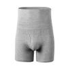 JEsilunmaMY Men's High Waist Sport Underpants Tummy Control Shapewear Body Shaper Boxer Briefs Solid Color Athletic Underwear (Grey-1PC,XX-Large) view 1