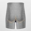 JEsilunmaMY Men's High Waist Sport Underpants Tummy Control Shapewear Body Shaper Boxer Briefs Solid Color Athletic Underwear (Grey-1PC,XX-Large) view 2