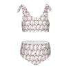 Aflyko Girls' Swimwear Baseball Softball 2-Piece Bikini Set Beachwear 3-12T view 1