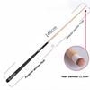 WLONK Maple Pool Cue Adult 58 Inch, 1/2 Split Pool Cue Stick 19Oz Stable Hit, Billiard Pool Cueng and Durable Apply to Black Eight/Nine Balls,Billiard Cue Barrel Set(Color:b;Size:13Mm) view 3
