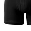 JEsilunmaMY Men's High Waist Sport Underpants Tummy Control Shapewear Body Shaper Boxer Briefs Solid Color Athletic Underwear (Black-5PC,Large) view 3