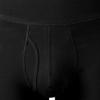 JEsilunmaMY Men's High Waist Sport Underpants Tummy Control Shapewear Body Shaper Boxer Briefs Solid Color Athletic Underwear (Black-1PC,3X-Large) view 4