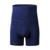 JEsilunmaMY Men's High Waist Sport Underpants Tummy Control Shapewear Body Shaper Boxer Briefs Solid Color Athletic Underwear (Blue-1PC,XX-Large) view 1