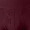 JEsilunmaMY Men's High Waist Sport Underpants Tummy Control Shapewear Body Shaper Boxer Briefs Solid Color Athletic Underwear (Wine Red-1PC,Large) view 3