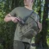M-Tac Elite Cross Bag Slim - Tactical Crossbody Sling Backpack for Man with CCW Concealed Carry (Coyote, Slim) view 4