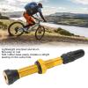 Pilipane Tubeless Valve Stem,Presta Valve Core Bike Replacement Tubeless Core, Anodized Aluminum Alloy Vacuum Extension 40MM for Tubeless Road BikeTubeless Vacuum Extension Valve Bike Accessory(Gold) view 2