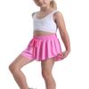 3 Pack Butterfly Flowy Shorts Skirts for Girls Tennis Cheer Stuff Athletic Preppy Running Sports Skirt for Teen GirlsBlack, White, Rose red, XL view 4