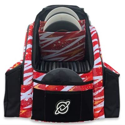Discology Icon - Crimson Red - Disc Golf Bag (Crimson Red)