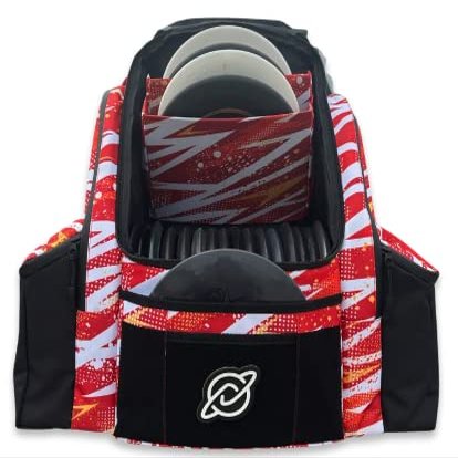 Discology Icon - Crimson Red - Disc Golf Bag (Crimson Red)