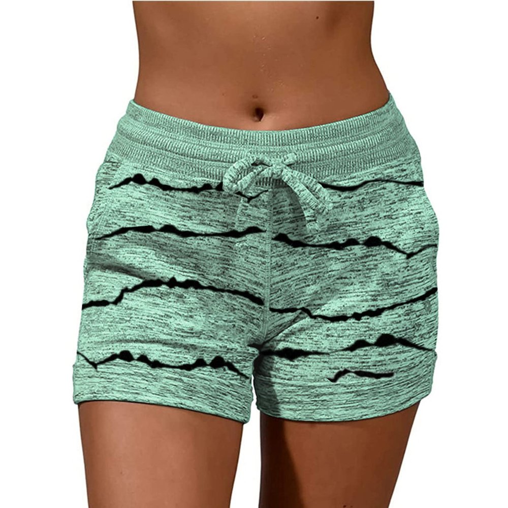 XUNRYAN Sweat Shorts Womens Casual Summer Athletic Shorts Elastic Comfy High Waist Workout Running Shorts Fashion Clothes