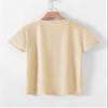 GOWMEE Women's T-Shirt Heart and Letter Graphic Tee T-Shirt for Women (Color : Apricot, Size : X-Large) view 2