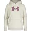 Under Armour Girls' Pullover Fleece Hoodie Sweatshirt, Outdoor Collection, Clay White, YXL