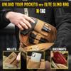M-Tac Tactical Large Crossbody Bag for Men - Concealed Carry Sling - Multicam/Coyote CCW Chest Bag - Elite Sphaera Shoulder Pack (Regular, Hex) view 2