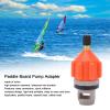 CHICIRIS Paddle Valve Adapter, Paddle Board Pump Adapter High Pressure Portable for Boats (Orange view 2