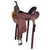 HILASON 16 in Western Horse Barrel Racing Trail Pleasure American Leather Saddle Tack Set Brown Comfytack view 2
