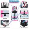 Moonlike Youth Soccer Bag, Soccer Backpack for Football Volleyball Basketball, Backpack with Ball Compartment and Ball Holder (Black) view 3