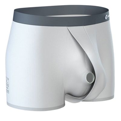 Tons Man Sexy Boxers Briefs with Front Open Hole,Reduce Exotic Sensitivity Lingerie Underwear Foreskin Too Long,Physical Therapy (as1, alpha, xx_l, regular, regular)