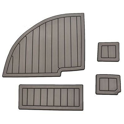 Rinker Boat Non-Skid Mats | 2018 236CC Port Dash Steps Gray Black (Set of 4)