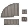 Rinker Boat Non-Skid Mats | 2018 236CC Port Dash Steps Gray Black (Set of 4) view 1