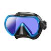 TUSA M-1011S Ino Pro Scuba Diving Mask, Black/Fishtail Blue view 1