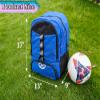 Moonlike Youth Soccer Bag, Soccer Backpack for Football Volleyball Basketball, Backpack with Ball Compartment and Ball Holder (Royal Blue) view 2
