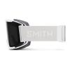 SMITH Squad Goggles with ChromaPop Lens  Performance Snowsports Goggles with Replaceable Lens for Skiing & Snowboarding  for Men & Women  White Vapor + ChromaPop Sun Black view 2