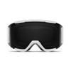 SMITH Squad Goggles with ChromaPop Lens  Performance Snowsports Goggles with Replaceable Lens for Skiing & Snowboarding  for Men & Women  White Vapor + ChromaPop Sun Black view 3
