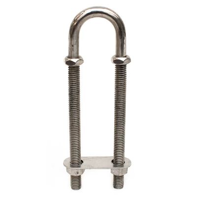 Boat Bow Eye U Bolt | 6 x 2 1/4 x 3/8 Inch Stainless Steel