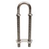 Boat Bow Eye U Bolt | 6 x 2 1/4 x 3/8 Inch Stainless Steel view 1