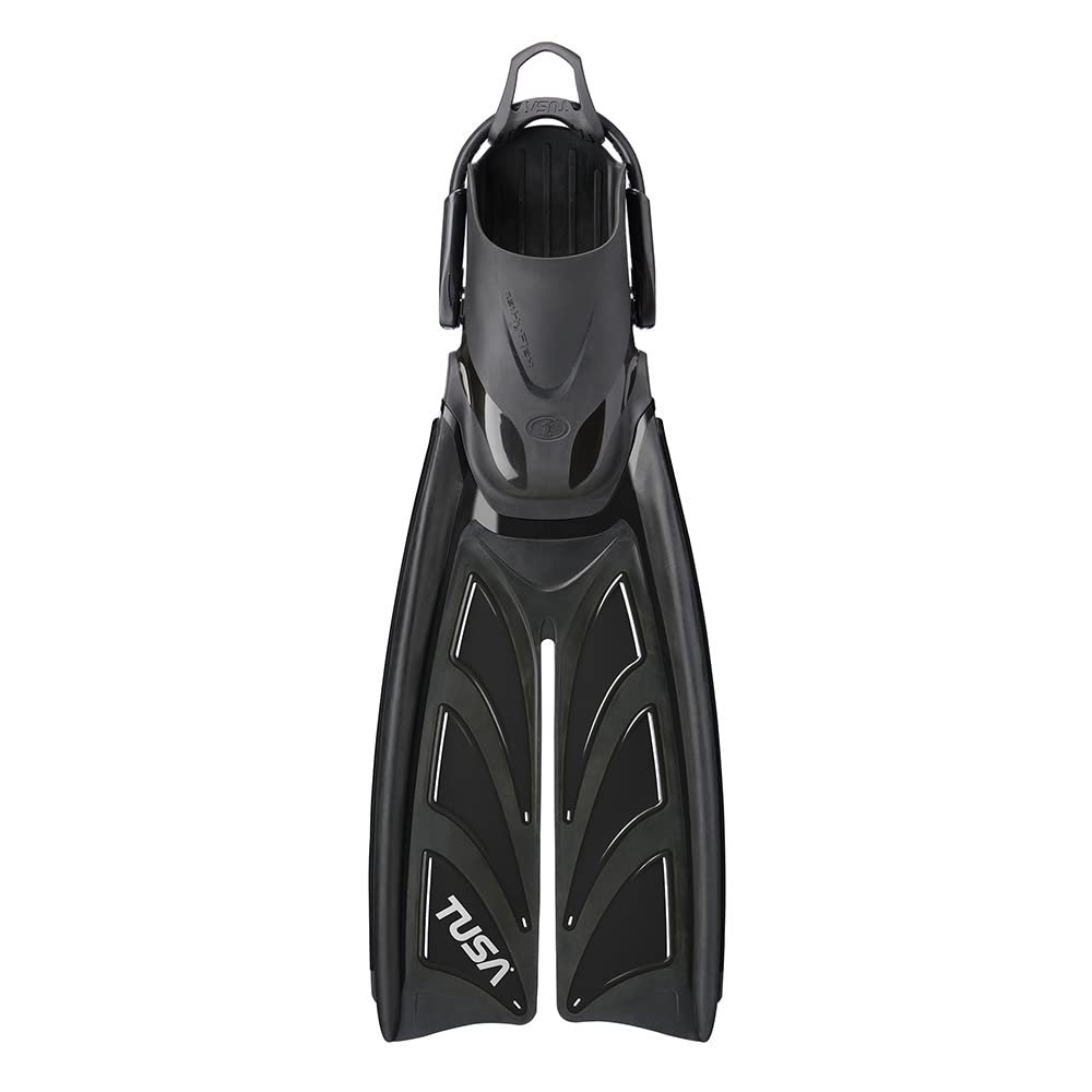 TUSA SF-0111 Hyflex Zoom Scuba Diving Fins, Medium, Black