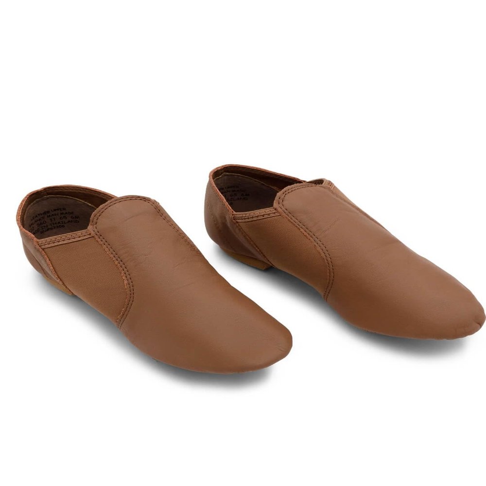 Capezio E-Series Jazz Slip On, Skintone 60, 8 M