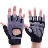 Coolfit Breathable Fitness Gloves Weight Lifting for Heavy Exercise Sport Gym Gloves Women Body Building Non-Slip Half Finger (Grey, Small) view 1