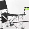 DECHOUS Fishing Umbrella Stand Portable Chairs Beach Longe Chairs Clip Holder Fishing Chair Umbrella Stand Fishing Rod Clamp Holder 360 Degree Umbrella Stand Holder Fishing Accessory Fold view 2