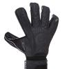 Elite Sport Black Goalkeeper Gloves, Removable Finger Spines, Pro-Level Goalkeeper Gloves for Superior Grip and Control (Black Solo, 4mm Control MB Latex) view 2