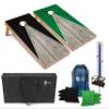 Tailgating Pros Pyramid Cornhole Board Set: Score Keeper, Bean Bags, and Carrying Case- 4'x2' Regulation Corn Hole Toss Game view 1