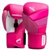 Hayabusa T3 Boxing Gloves for Men and Women Wrist and Knuckle Protection, Dual-X Hook and Loop Closure, Splinted Wrist Support, 5 Layer Foam Knuckle Padding - Neon Pink, 12oz view 1