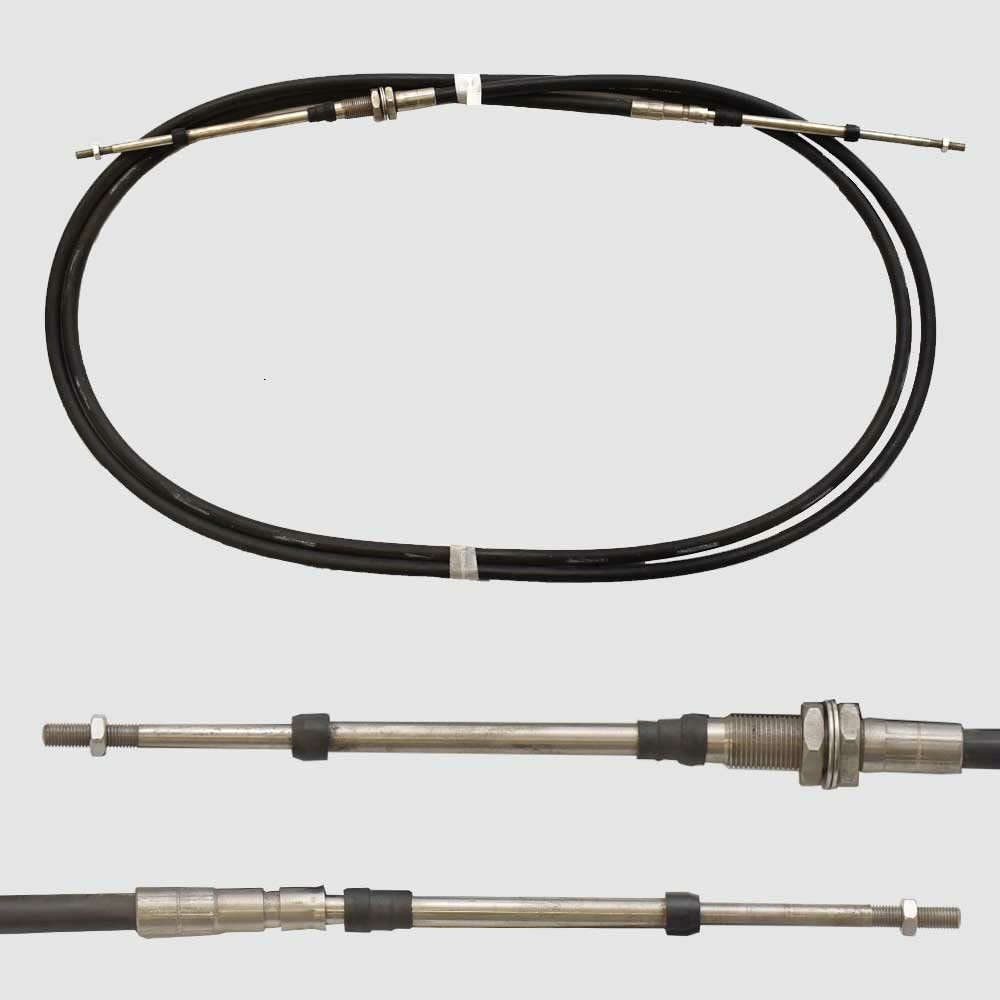 Uflex Boat Bulkhead Control Cable C64BCX19 | 4300 / 43BC Series 19 FT