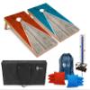 Tailgating Pros Pyramid Cornhole Board Set: Score Keeper, Bean Bags, and Carrying Case- 4'x2' Regulation Corn Hole Toss Game view 1