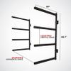 RaxGo Wall Kayak Storage Rack, Heavy Duty Wall Mounted Garage Kayak Storage Hooks for Kayaks, SUP, Canoe & Paddleboard, for Indoor, Outdoor, Garage, Adjustable Arms - Universal Design view 4