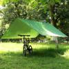 BINOXY Hammock Rain Fly Camping Tarp,Multifunctional Waterproof Hexagon Tent Tarp, Lightweight and Compact for Backpacking,Hiking,Traveling (Color : Green, Size : 300 * 400CM) view 4
