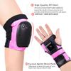 Adult/Child Knee Pads Elbow Pads Wrist Guards 3 in 1 Protective Gear Set for Skateboarding Inline Roller Biking Roller Skating Cycling Outdoor Sports Pink M view 4