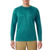 SG Edge Men's Activewear Basic Outdoor Series Sun Protection Long Sleeve Shirt,Tropical Green,XL view 1
