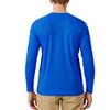 SG Edge Mens UPF 50+ Rash Guard Swim Shirt Long Sleeve Moisture Wicking Quick Dry Lightweight Wrinkle-Resistant Fishing Running Hiking Royal Blue view 4