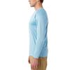 SG Edge Mens UPF 50+ Rash Guard Swim Shirt Long Sleeve Moisture Wicking Quick Dry Lightweight Wrinkle-Resistant Fishing Running Hiking Powder Blue view 3