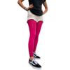 Malka Chic Cherry Pink Footless Tights Plus Size For Women view 2