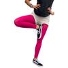 Malka Chic Cherry Pink Footless Tights Plus Size For Women view 3