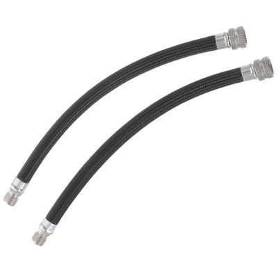 Toddmomy 2pcs Bike Pumps for All Bikes Biking Accessories Air Hose Extension Bicycle Pump Extension Tube Extension Tube for Pump Extender Inflator Valve Riding Air Pump Black Extension Hose